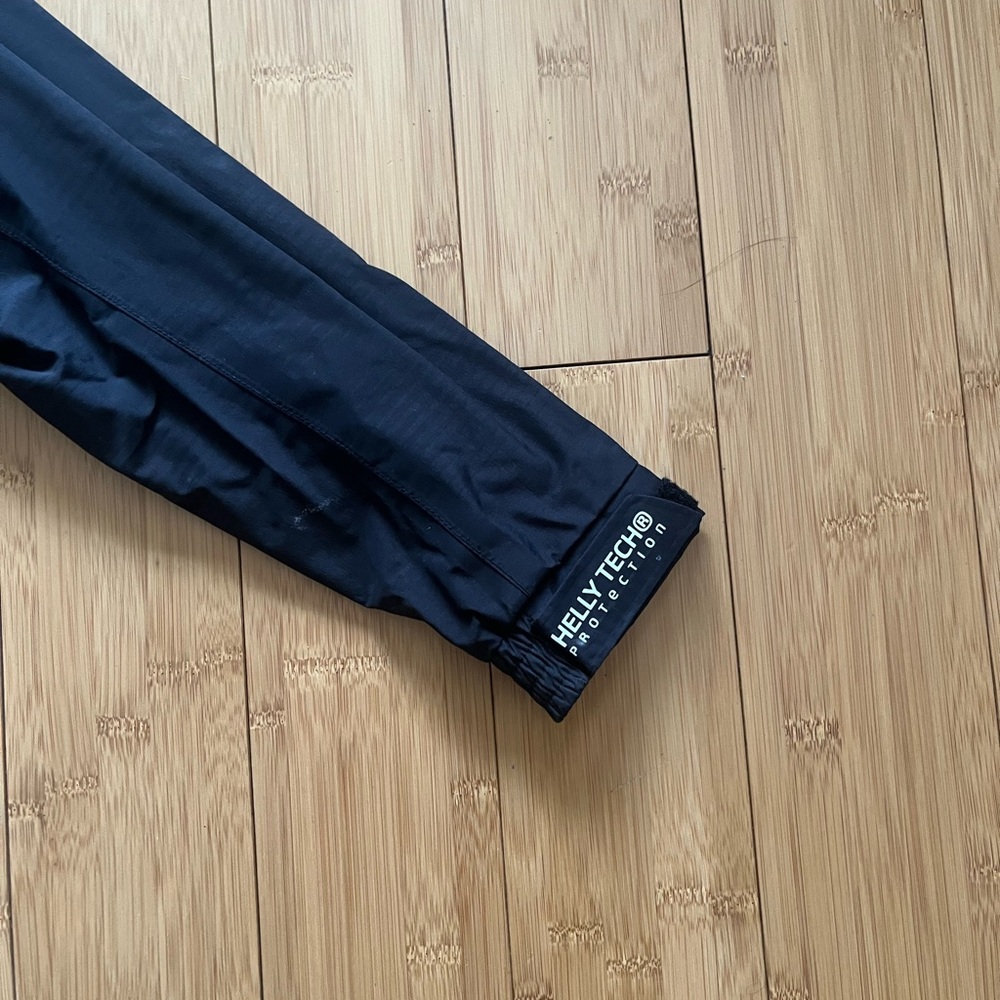Helly Hansen Rain jacket black long hooded, black polyamide polyester size xs - Picture 5 of 8